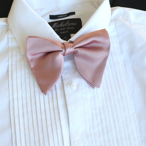 Oversized Satin Bow Tie